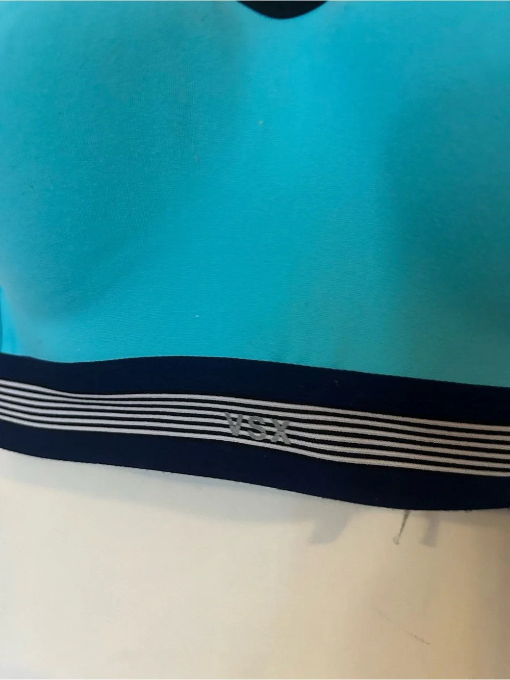 Victoria's Secret VSX turquoise blue sports bra 34C